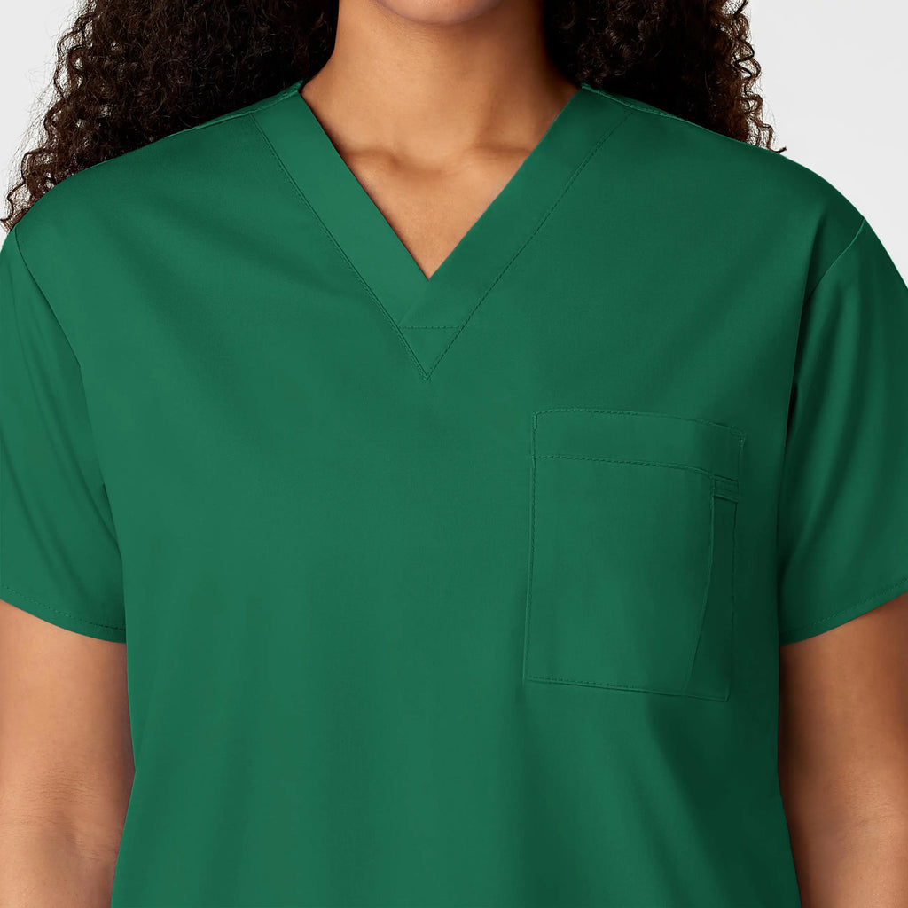 Wink Scrubs Unisex V-Neck Scrub Top Hunter | scrub-supply.com