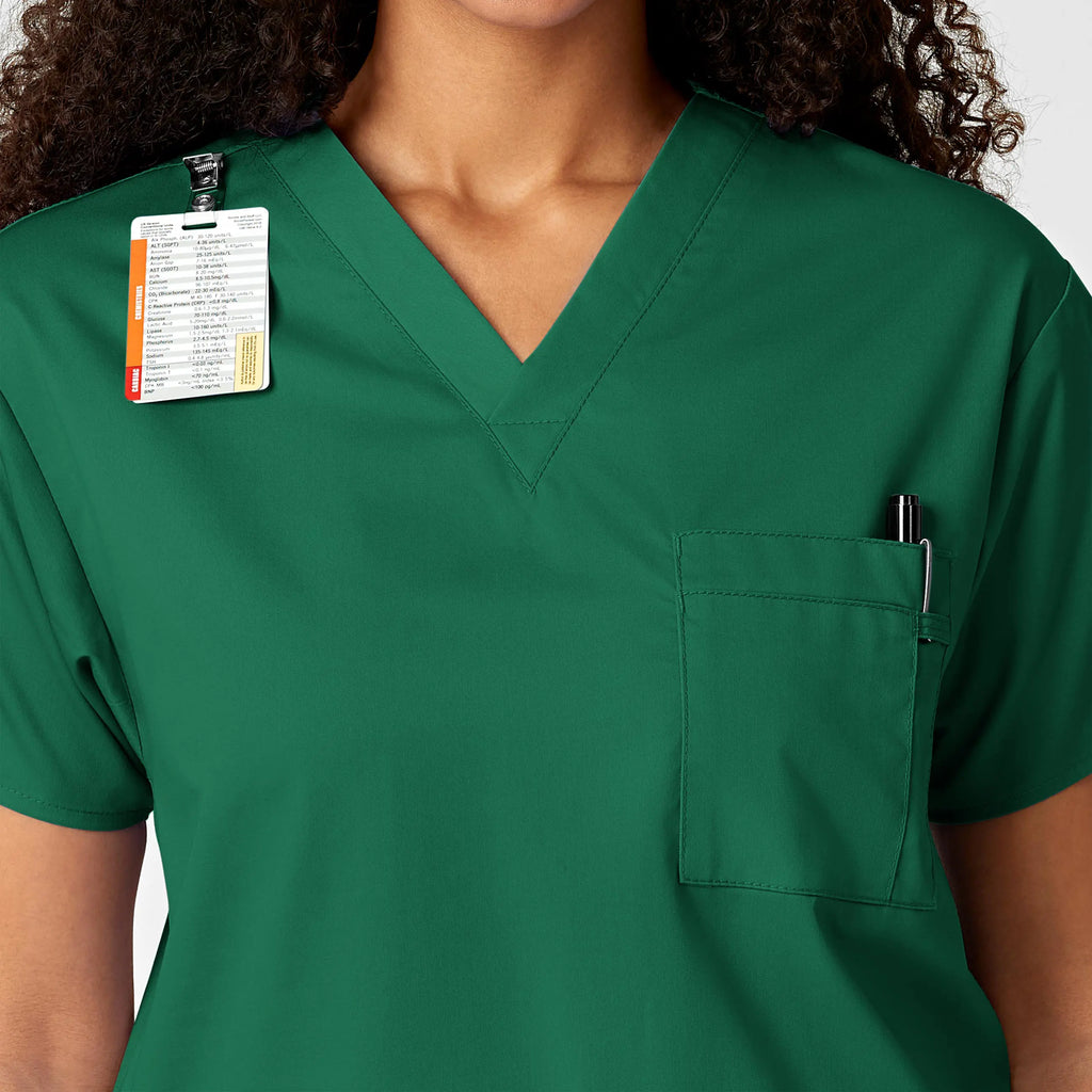 Wink Scrubs Unisex V-Neck Scrub Top Hunter | scrub-supply.com