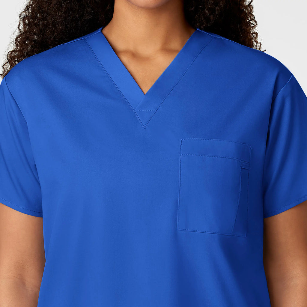 Wink Scrubs Unisex V-Neck Scrub Top Royal Blue | scrub-supply.com