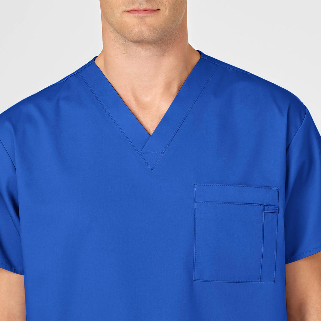 Wink Scrubs Unisex V-Neck Scrub Top Royal Blue | scrub-supply.com