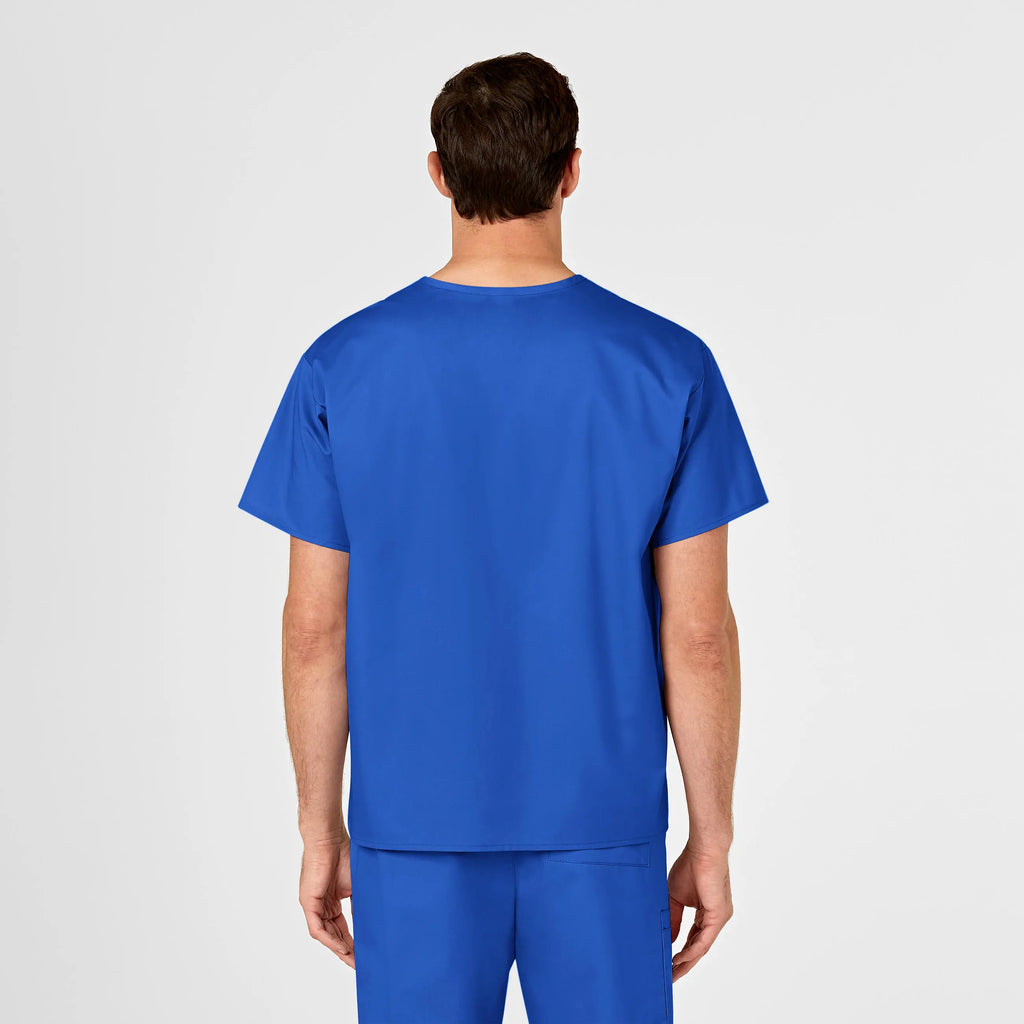 Wink Scrubs Unisex V-Neck Scrub Top Royal Blue | scrub-supply.com