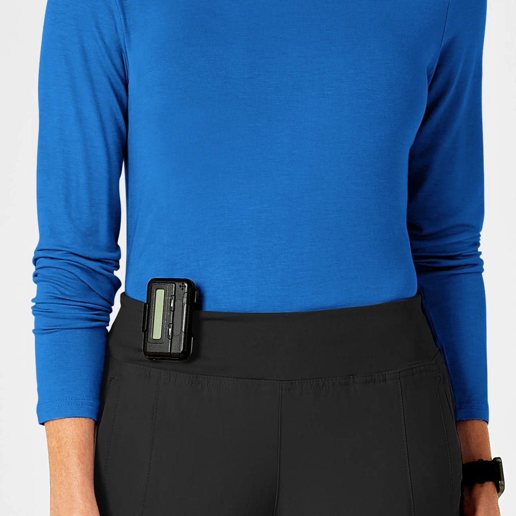 Wink Scrubs Women's Long Sleeve Silky Tee Royal Blue | scrub-supply.com