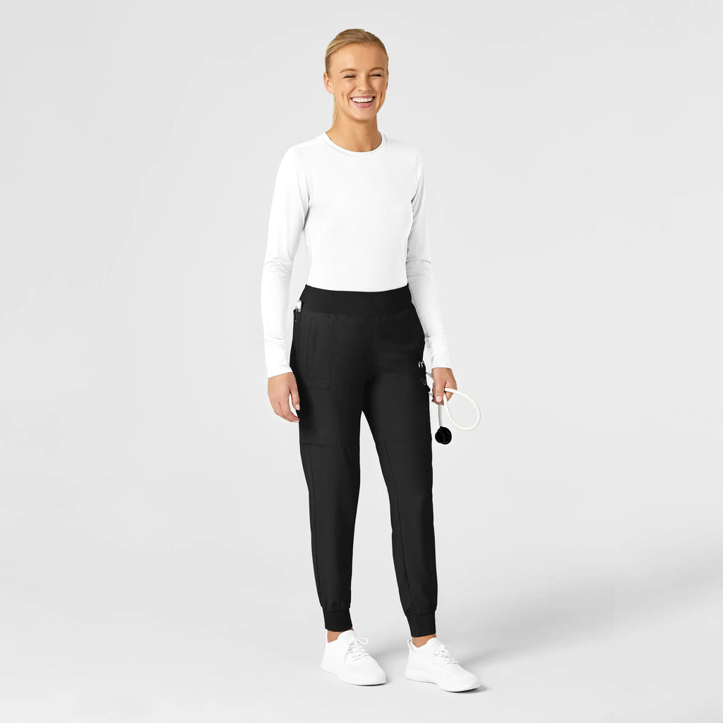 Wink Scrubs Women's Performance Long Sleeve Tee White | scrub-supply.com