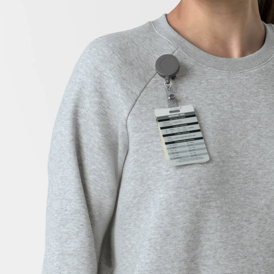 Wink Scrubs Women's Pullover Sweatshirt Grey Heather | scrub-supply.com