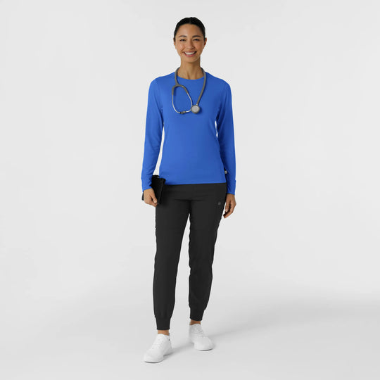 Wink Scrubs Women's Essential Layer Long Sleeve Royal Blue | scrub-supply.com