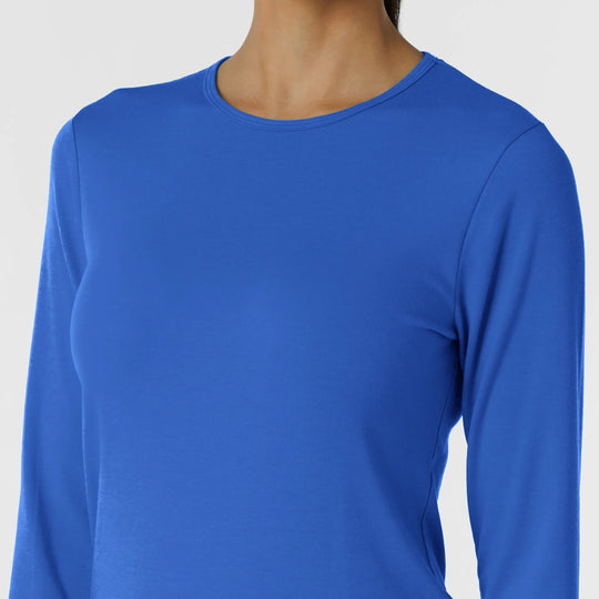 Wink Scrubs Women's Essential Layer Long Sleeve Royal Blue | scrub-supply.com