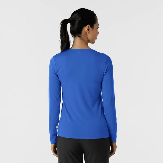 Wink Scrubs Women's Essential Layer Long Sleeve Royal Blue | scrub-supply.com