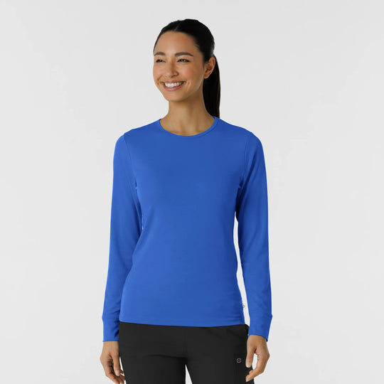 Wink Scrubs Women's Essential Layer Long Sleeve Royal Blue | scrub-supply.com