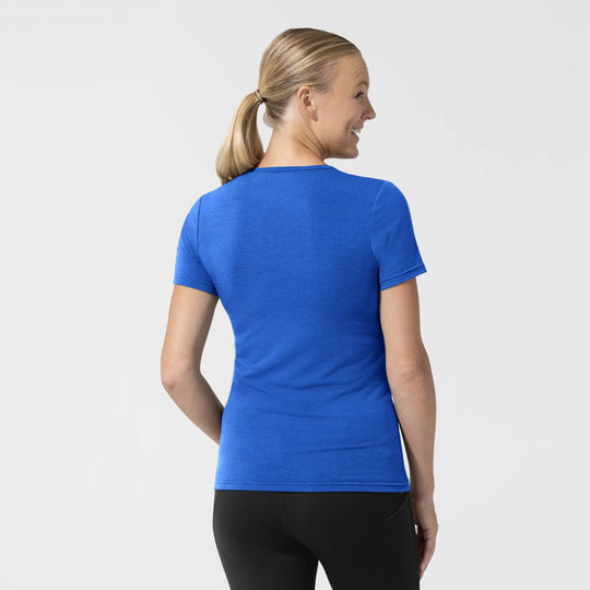 Wink Scrubs Women's Short Sleeve Essential Tee Royal Blue | scrub-supply.com