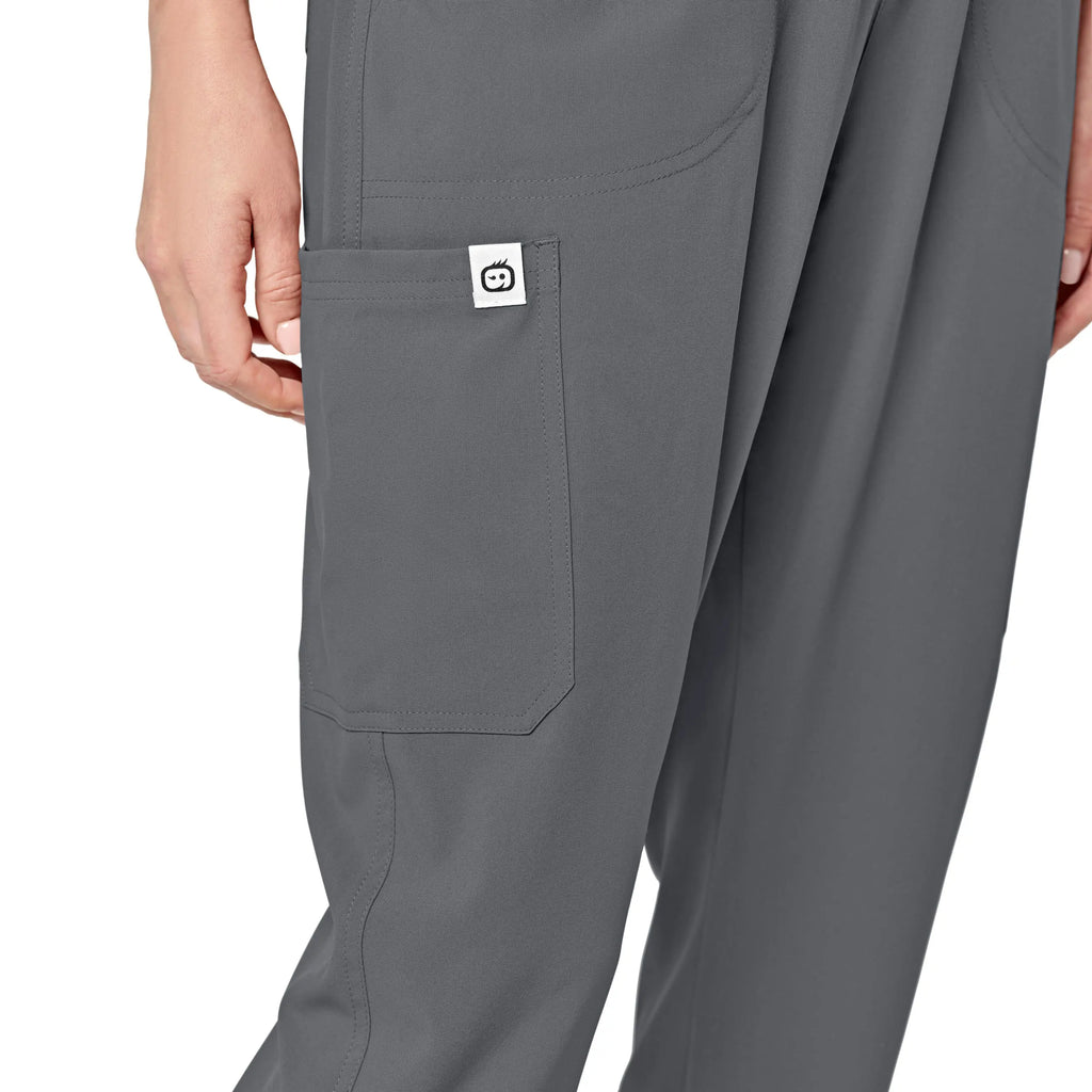 Wink Scrubs Women's Zip Front Jumpsuit Pewter | scrub-supply.com