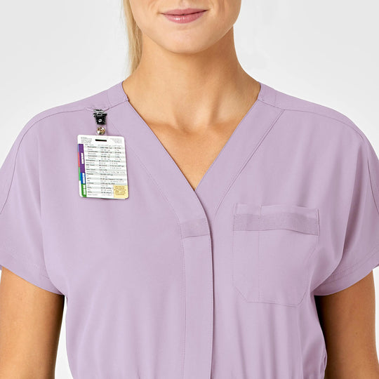 Wink Scrubs Women's Zip Front Jumpsuit Pastel Lilac | scrub-supply.com