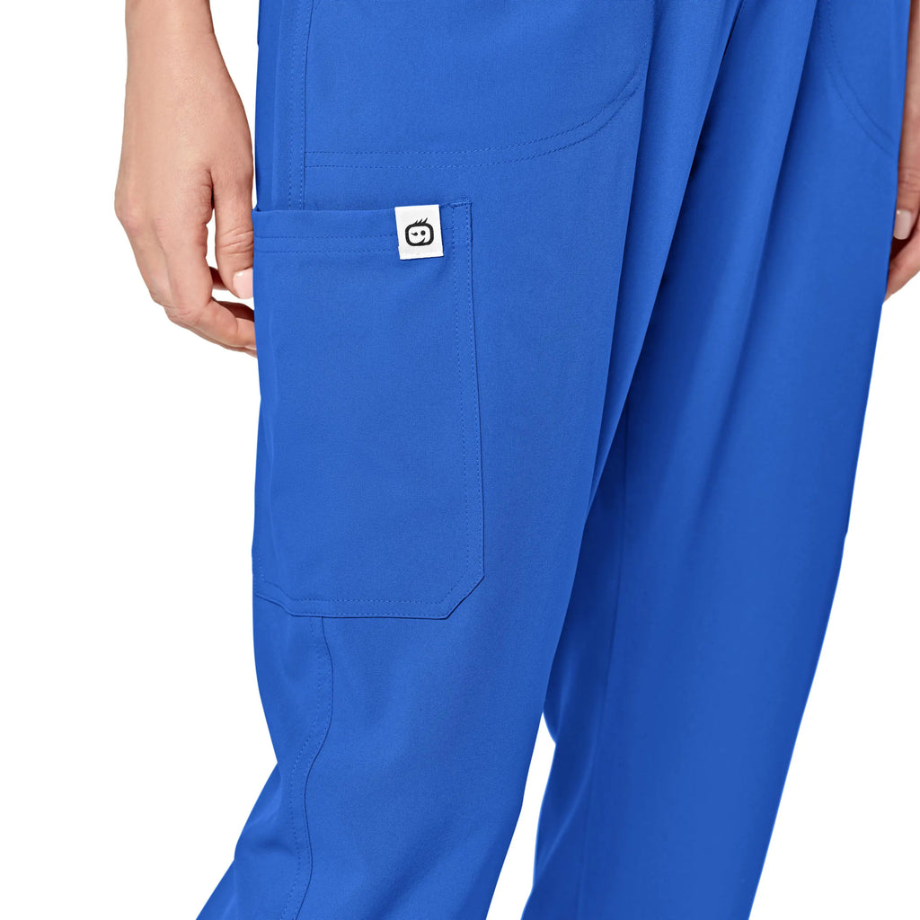 Wink Scrubs Women's Zip Front Jumpsuit Royal Blue | scrub-supply.com