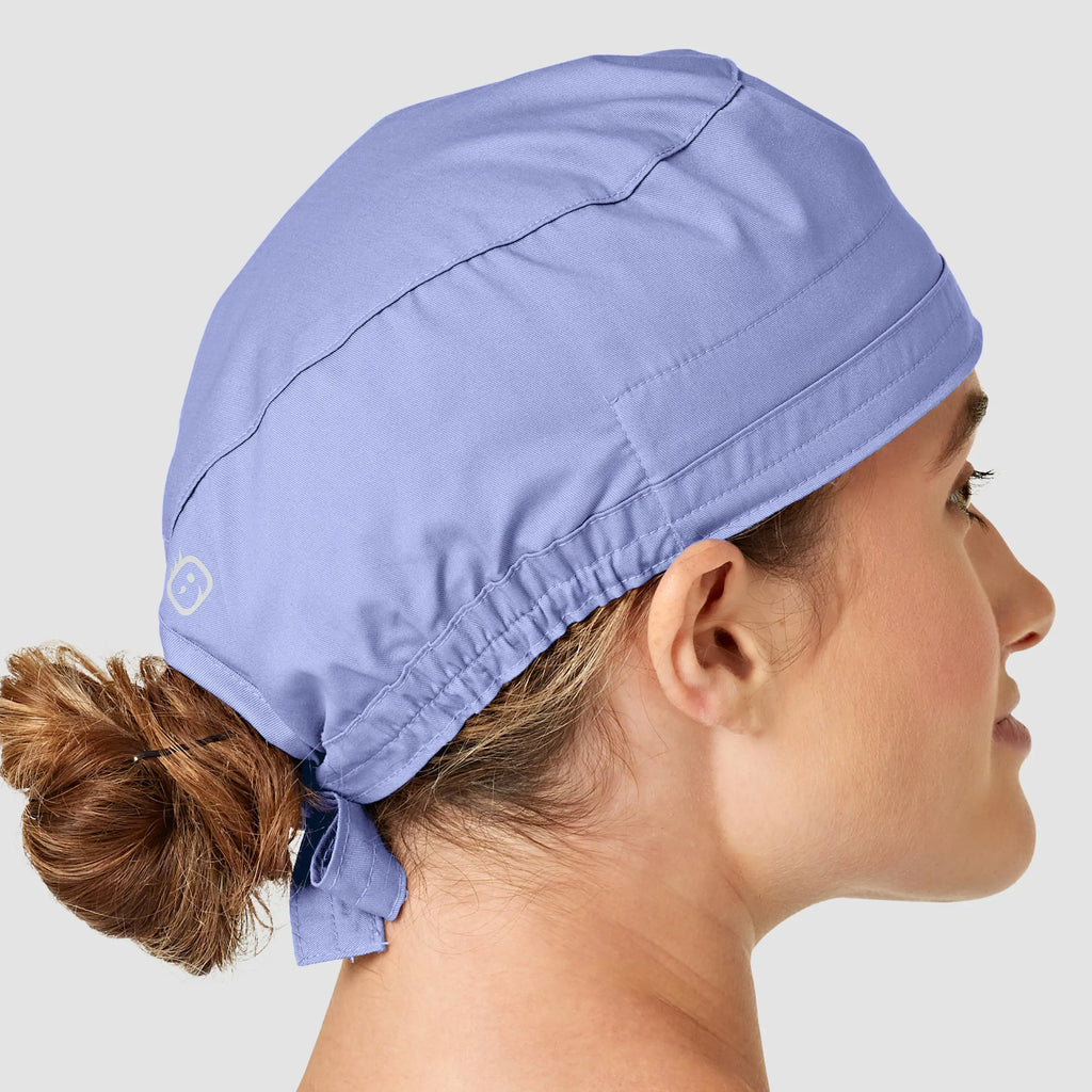 Wink Scrubs Unisex Tie Back Scrub Cap Ceil Blue | scrub-supply.com