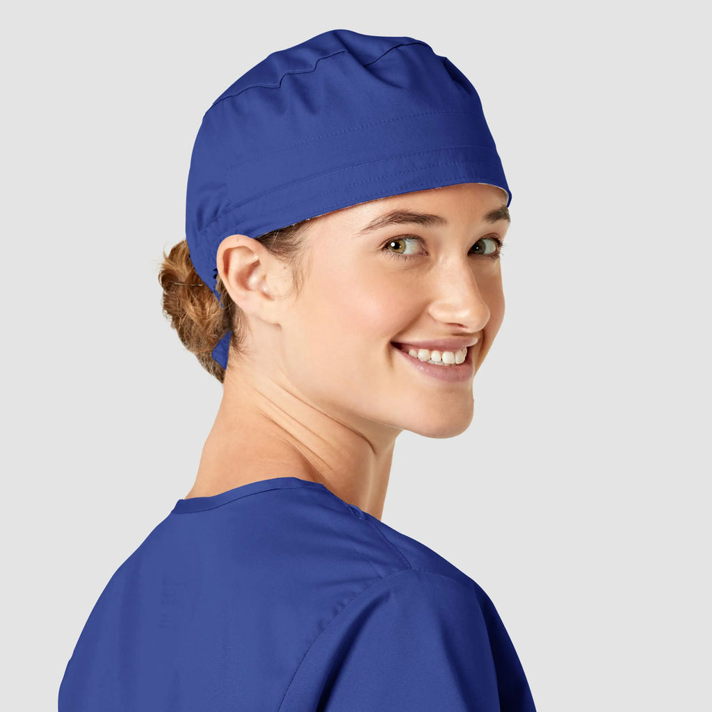 Wink Scrubs Unisex Tie Back Scrub Cap Galaxy Blue | scrub-supply.com