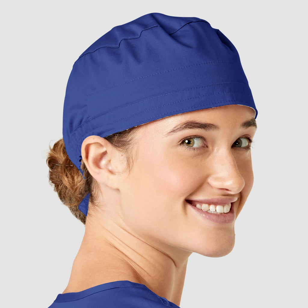 Wink Scrubs Unisex Tie Back Scrub Cap Galaxy Blue | scrub-supply.com