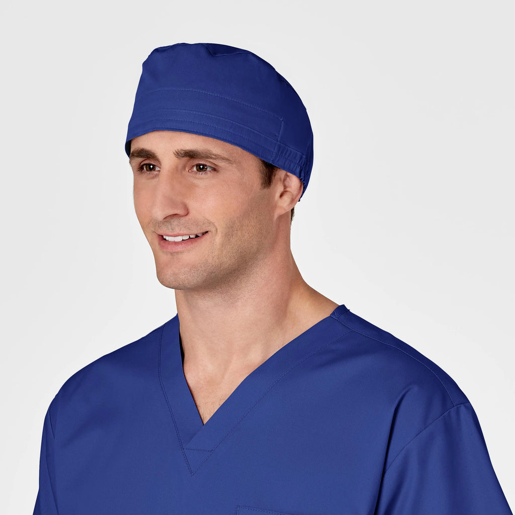 Wink Scrubs Unisex Tie Back Scrub Cap Galaxy Blue | scrub-supply.com