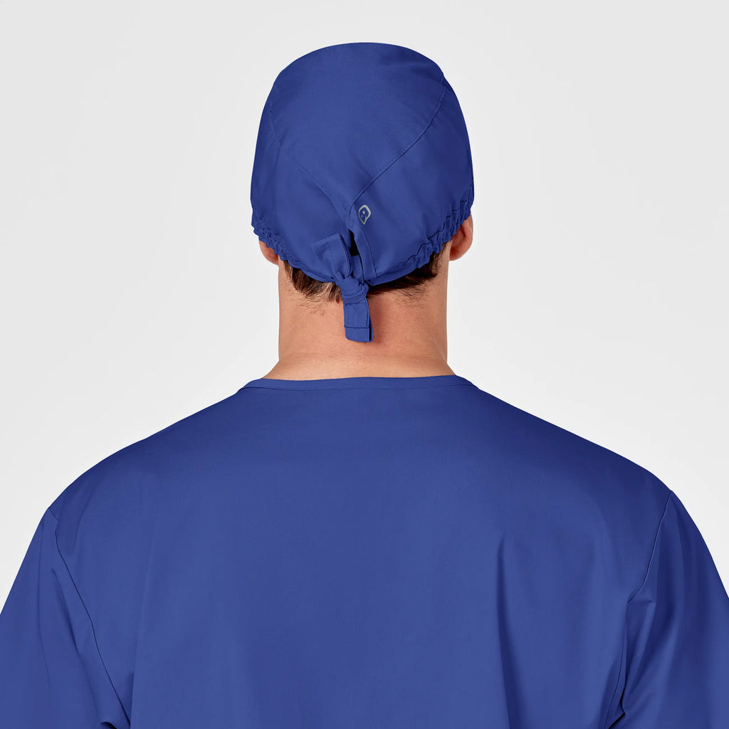 Wink Scrubs Unisex Tie Back Scrub Cap Galaxy Blue | scrub-supply.com