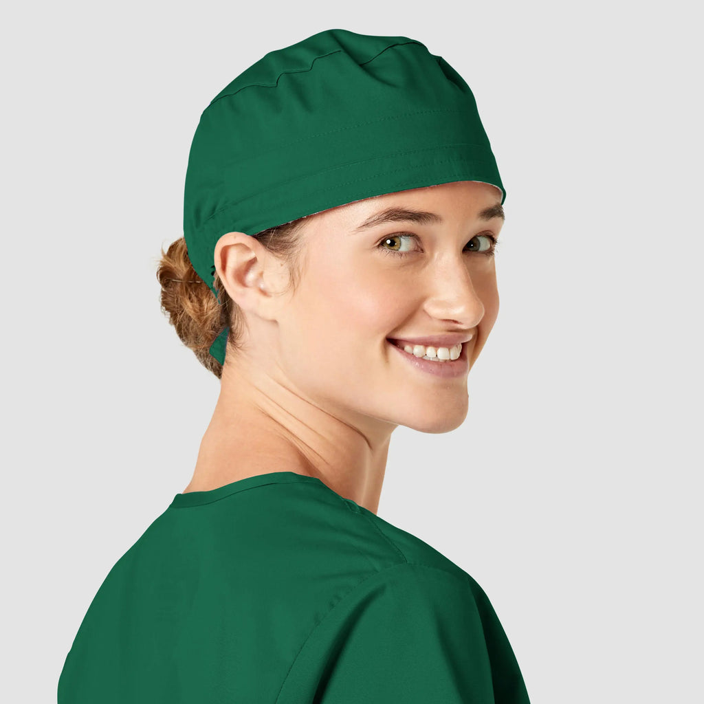 Wink Scrubs Unisex Tie Back Scrub Cap Hunter | scrub-supply.com