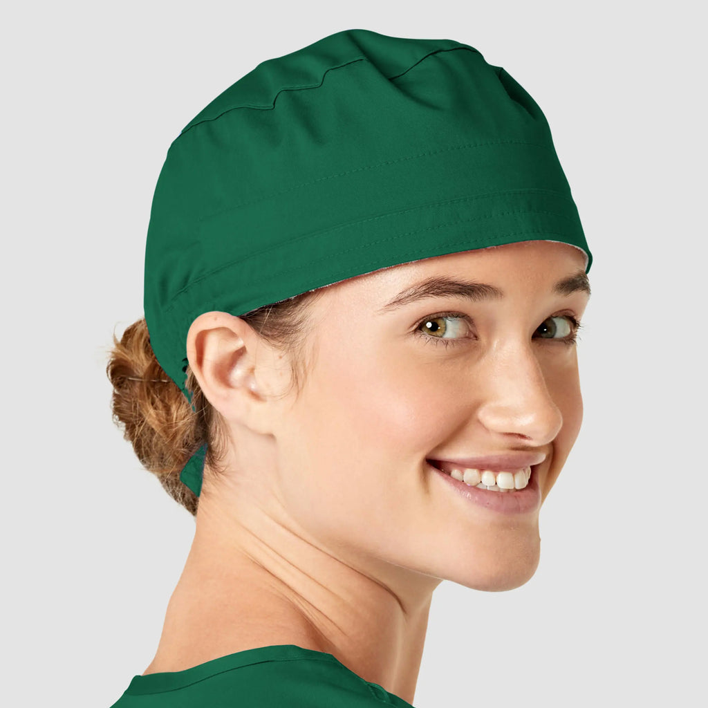 Wink Scrubs Unisex Tie Back Scrub Cap Hunter | scrub-supply.com