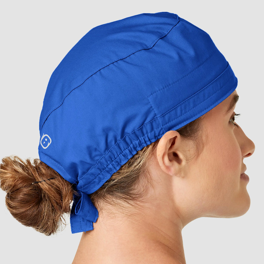 Wink Scrubs Unisex Tie Back Scrub Cap Royal Blue | scrub-supply.com