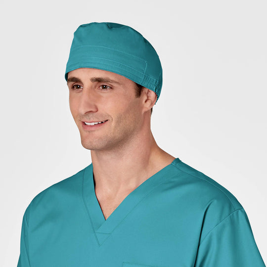 Wink Scrubs Unisex Tie Back Scrub Cap Teal | scrub-supply.com