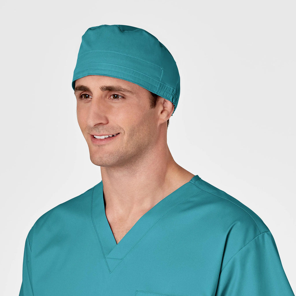 Wink Scrubs Unisex Tie Back Scrub Cap Teal | scrub-supply.com