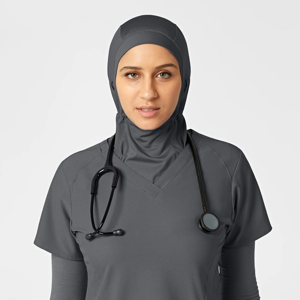 Wink Scrubs Women's Hijab Pewter | scrub-supply.com