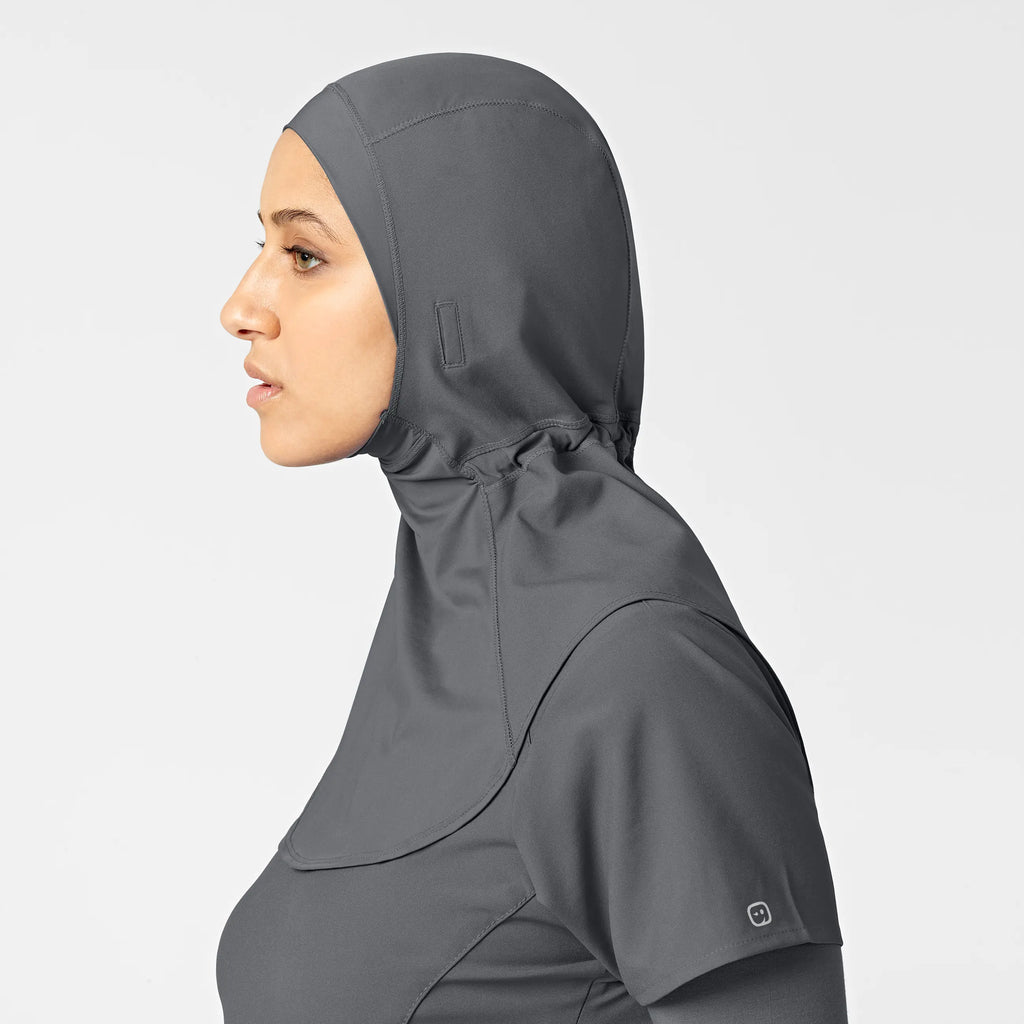 Wink Scrubs Women's Hijab Pewter | scrub-supply.com