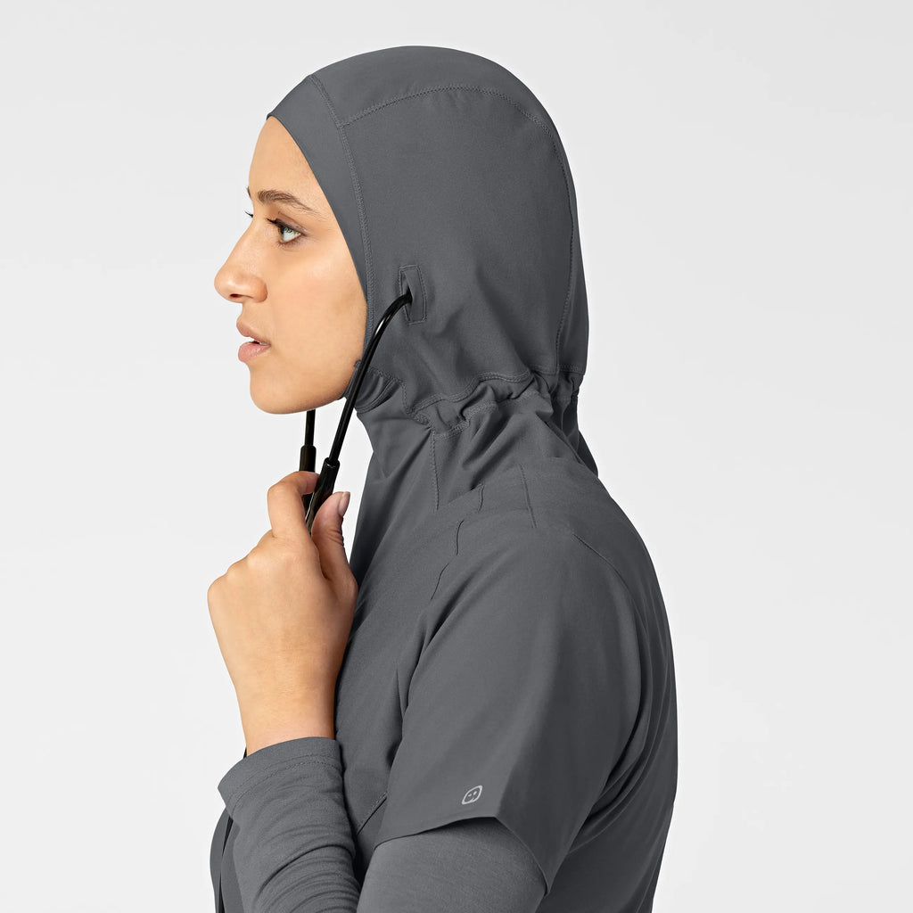 Wink Scrubs Women's Hijab Pewter | scrub-supply.com