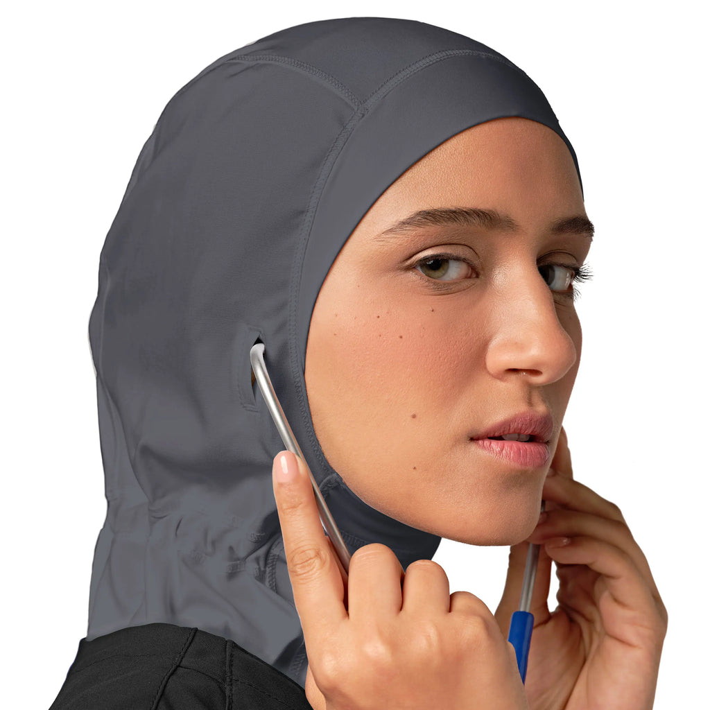 Wink Scrubs Women's Hijab Pewter | scrub-supply.com