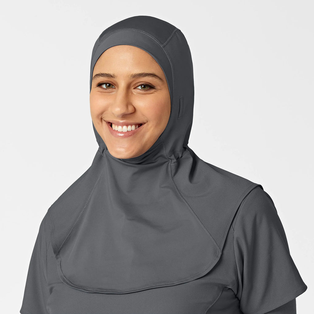 Wink Scrubs Women's Hijab Pewter | scrub-supply.com