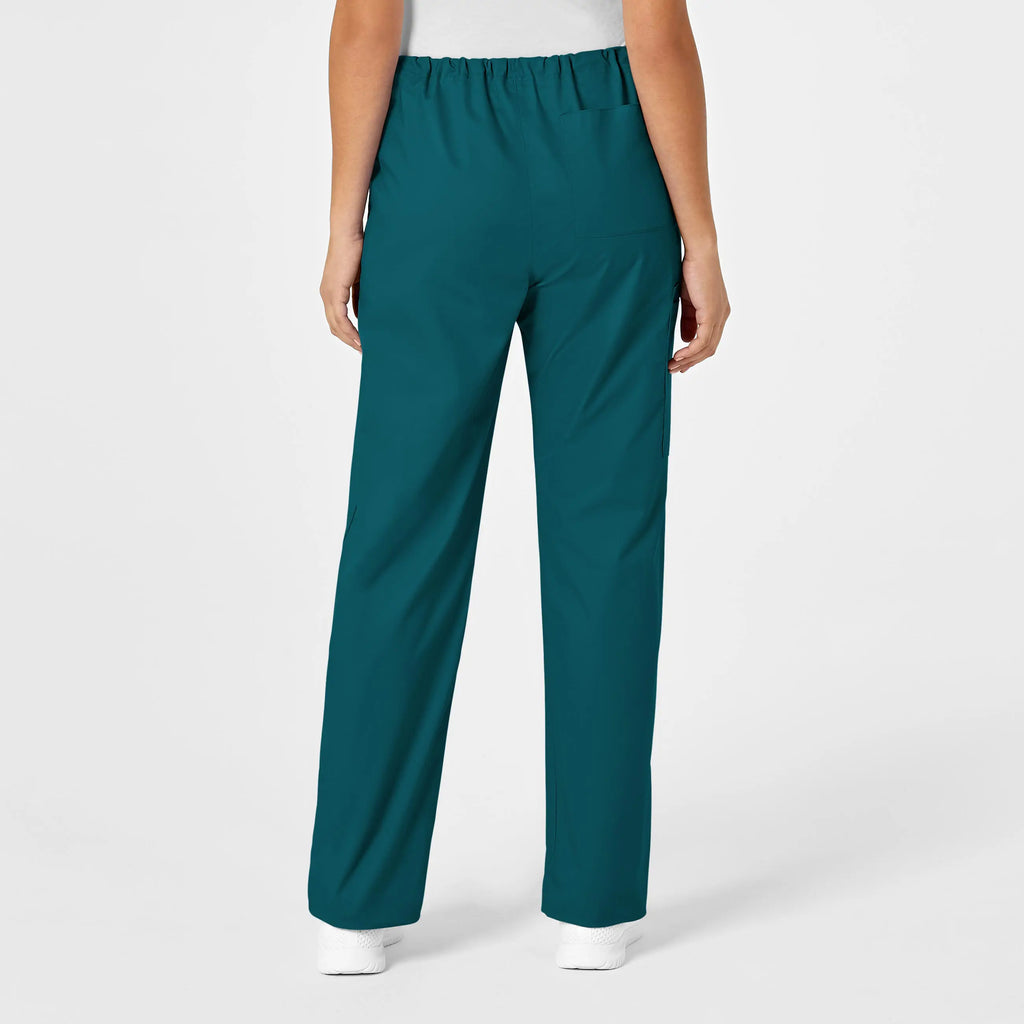 Wink Scrubs Unisex Drawstring Cargo Scrub Pant Caribbean Blue | scrub-supply.com