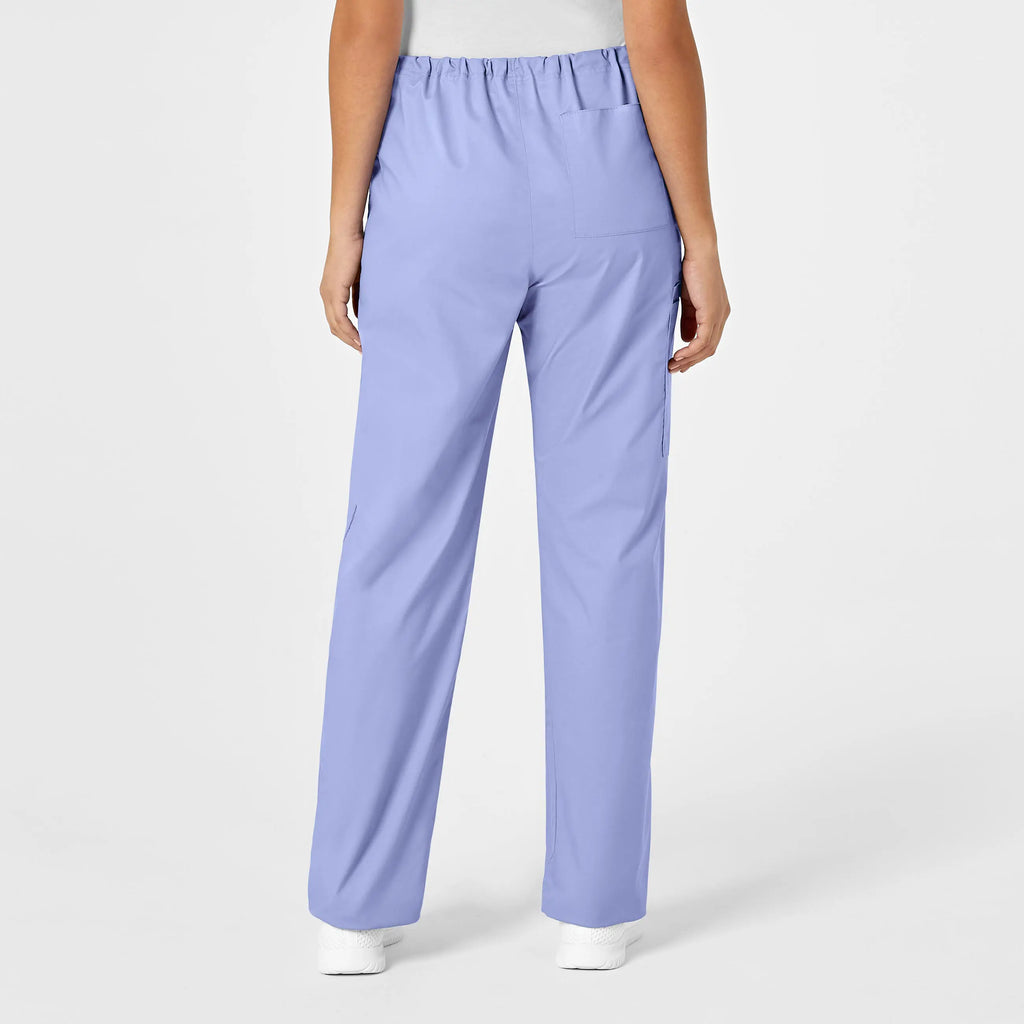 Wink Scrubs Unisex Drawstring Cargo Scrub Pant Ceil Blue | scrub-supply.com