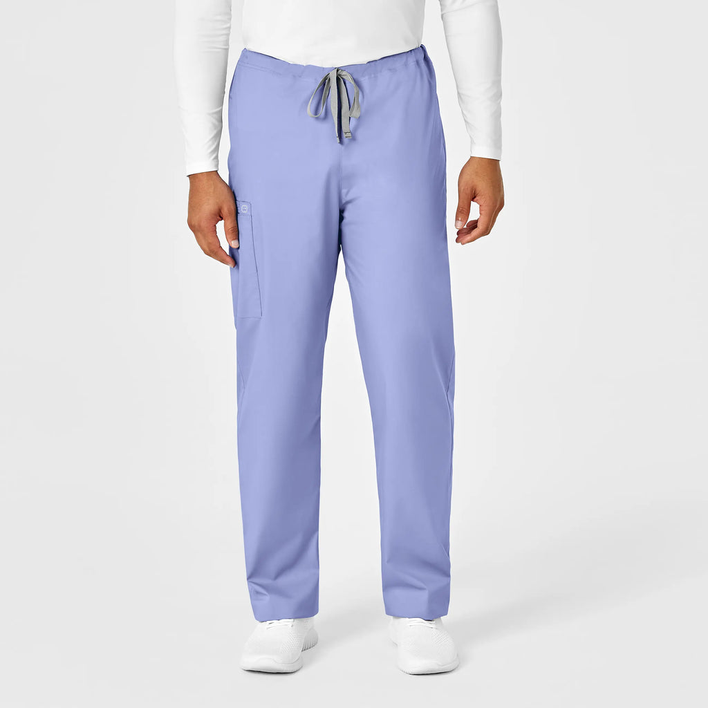 Wink Scrubs Unisex Drawstring Cargo Scrub Pant Ceil Blue | scrub-supply.com