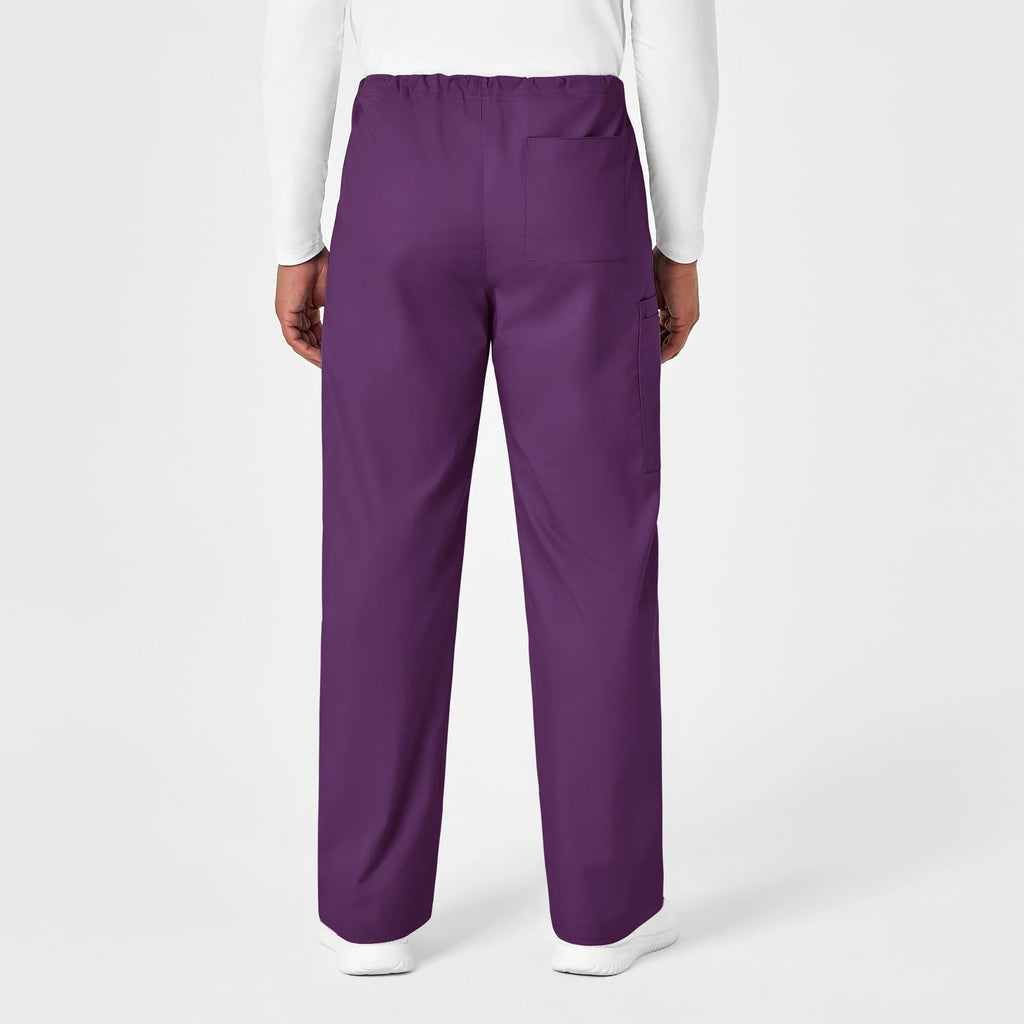 Wink Scrubs Unisex Drawstring Cargo Scrub Pant Eggplant | scrub-supply.com