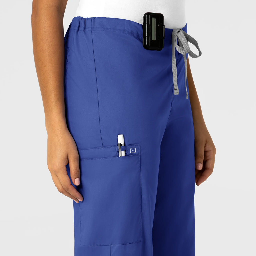 Wink Scrubs Unisex Drawstring Cargo Scrub Pant Galaxy Blue | scrub-supply.com