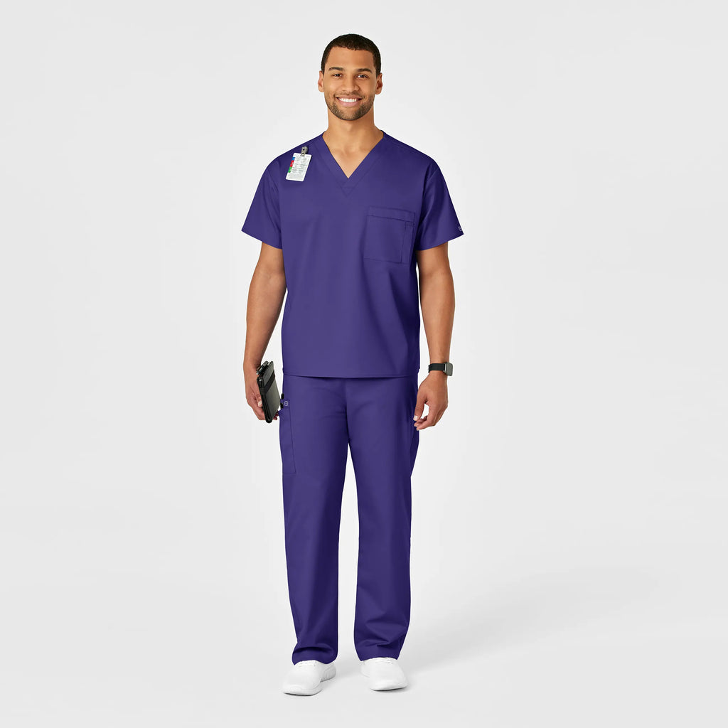 Wink Scrubs Unisex Drawstring Cargo Scrub Pant Grape | scrub-supply.com