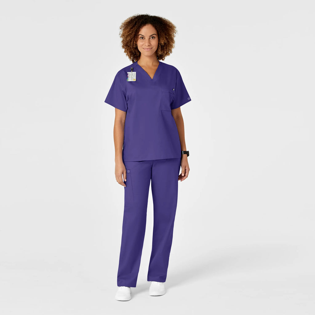 Wink Scrubs Unisex Drawstring Cargo Scrub Pant Grape | scrub-supply.com