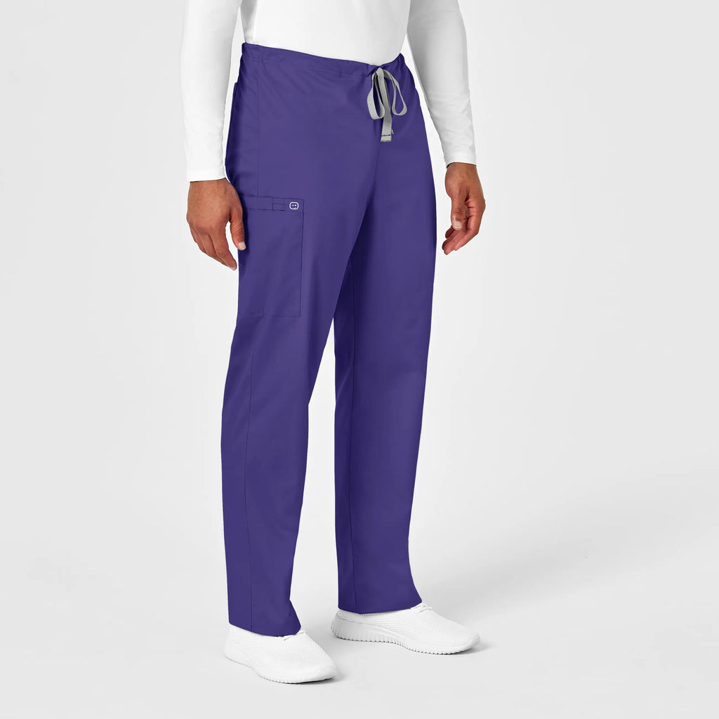 Wink Scrubs Unisex Drawstring Cargo Scrub Pant Grape | scrub-supply.com