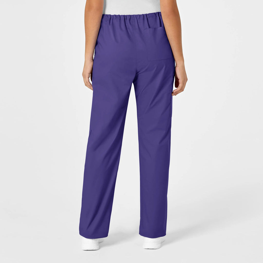 Wink Scrubs Unisex Drawstring Cargo Scrub Pant Grape | scrub-supply.com