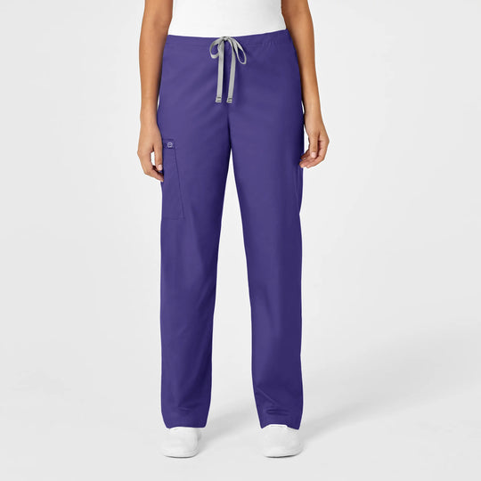 Wink Scrubs Unisex Drawstring Cargo Scrub Pant Grape | scrub-supply.com