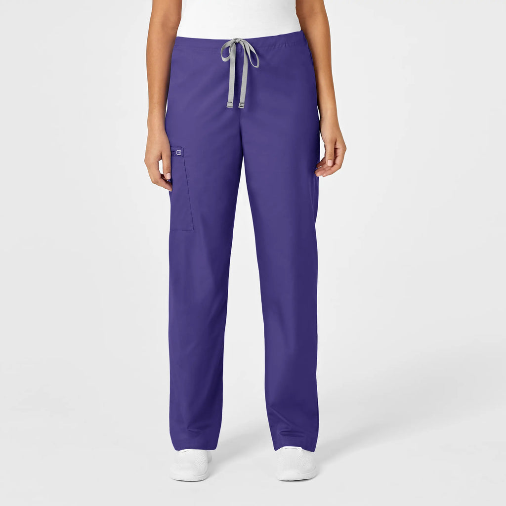 Wink Scrubs Unisex Drawstring Cargo Scrub Pant Grape | scrub-supply.com