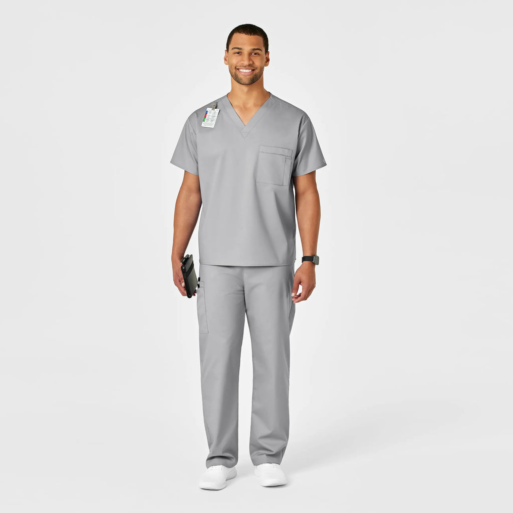 Wink Scrubs Unisex Drawstring Cargo Scrub Pant Grey | scrub-supply.com