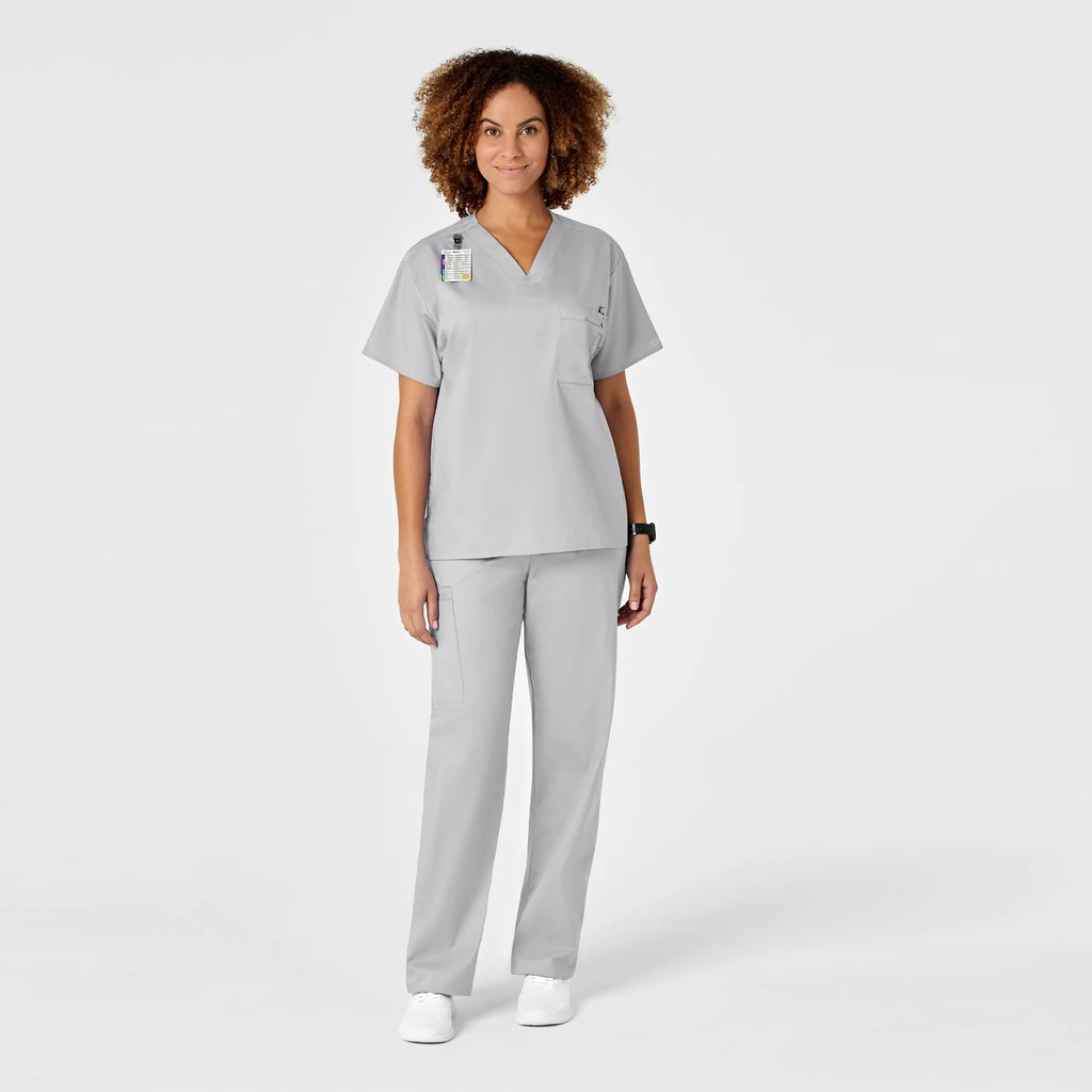 Wink Scrubs Unisex Drawstring Cargo Scrub Pant Grey | scrub-supply.com