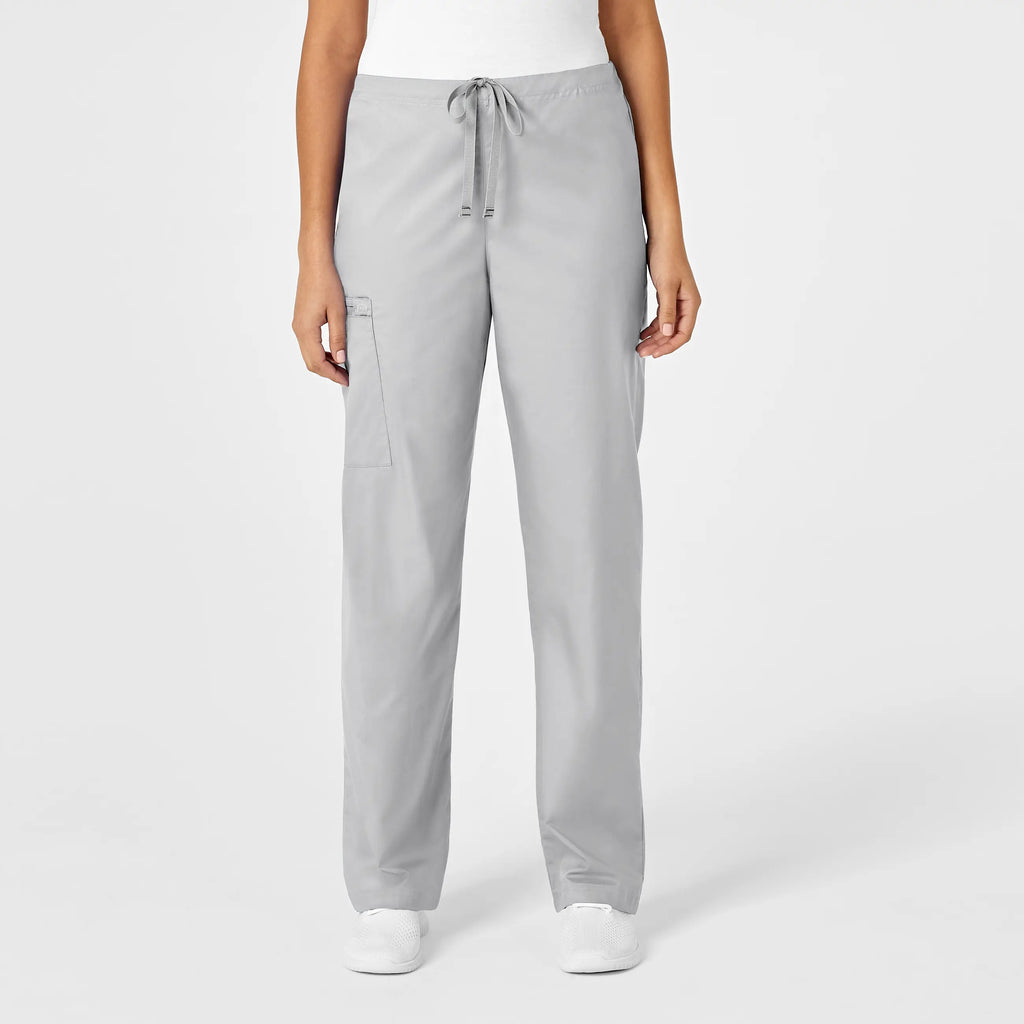 Wink Scrubs Unisex Drawstring Cargo Scrub Pant Grey | scrub-supply.com