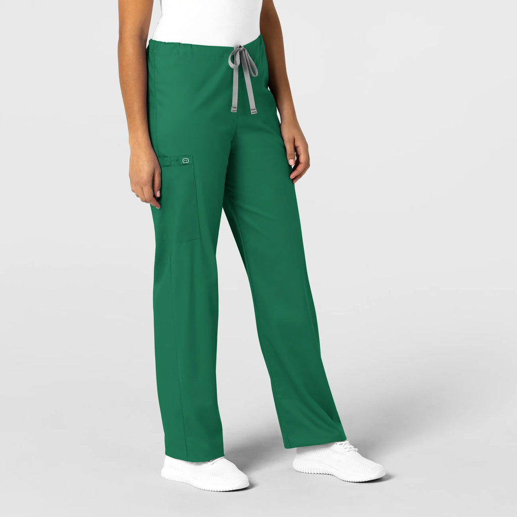 Wink Scrubs Unisex Drawstring Cargo Scrub Pant Hunter | scrub-supply.com