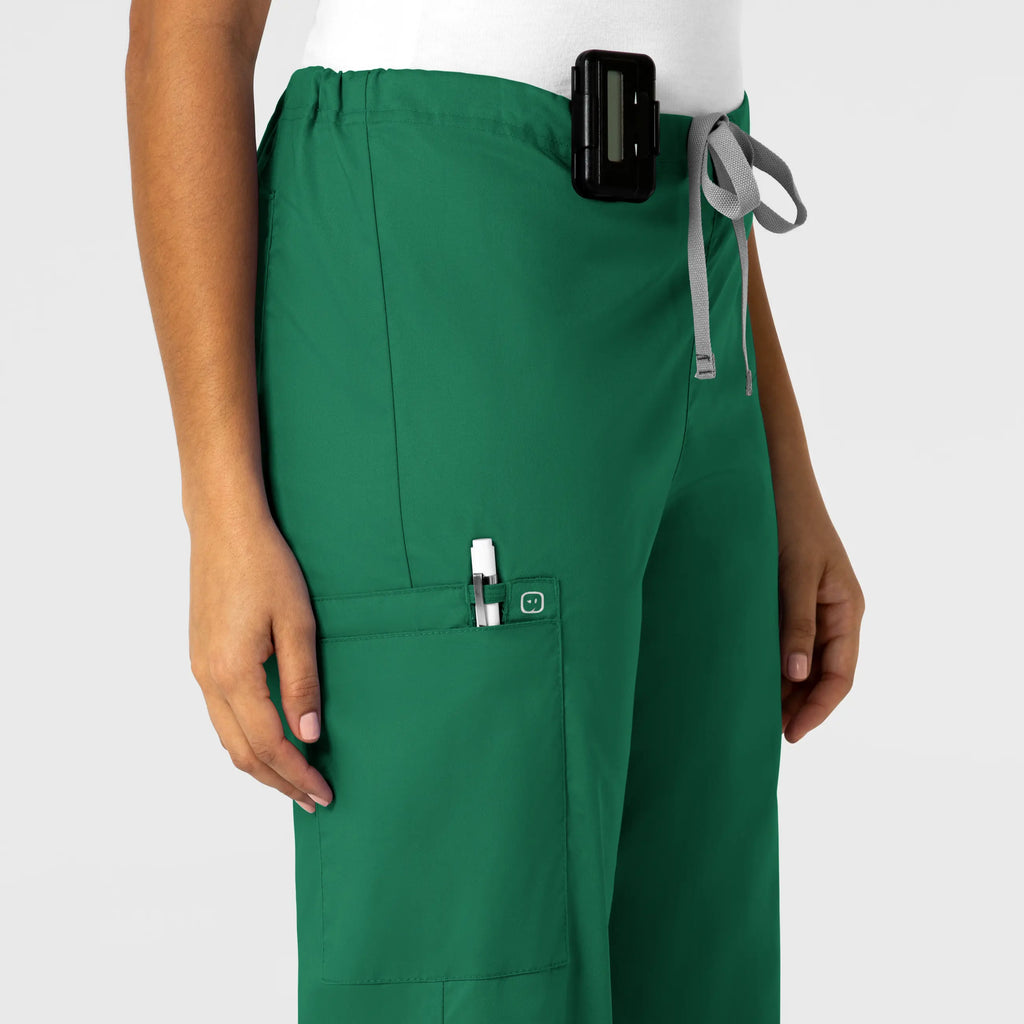 Wink Scrubs Unisex Drawstring Cargo Scrub Pant Hunter | scrub-supply.com