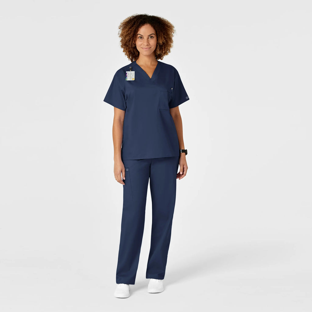 Wink Scrubs Unisex Drawstring Cargo Scrub Pant Navy | scrub-supply.com