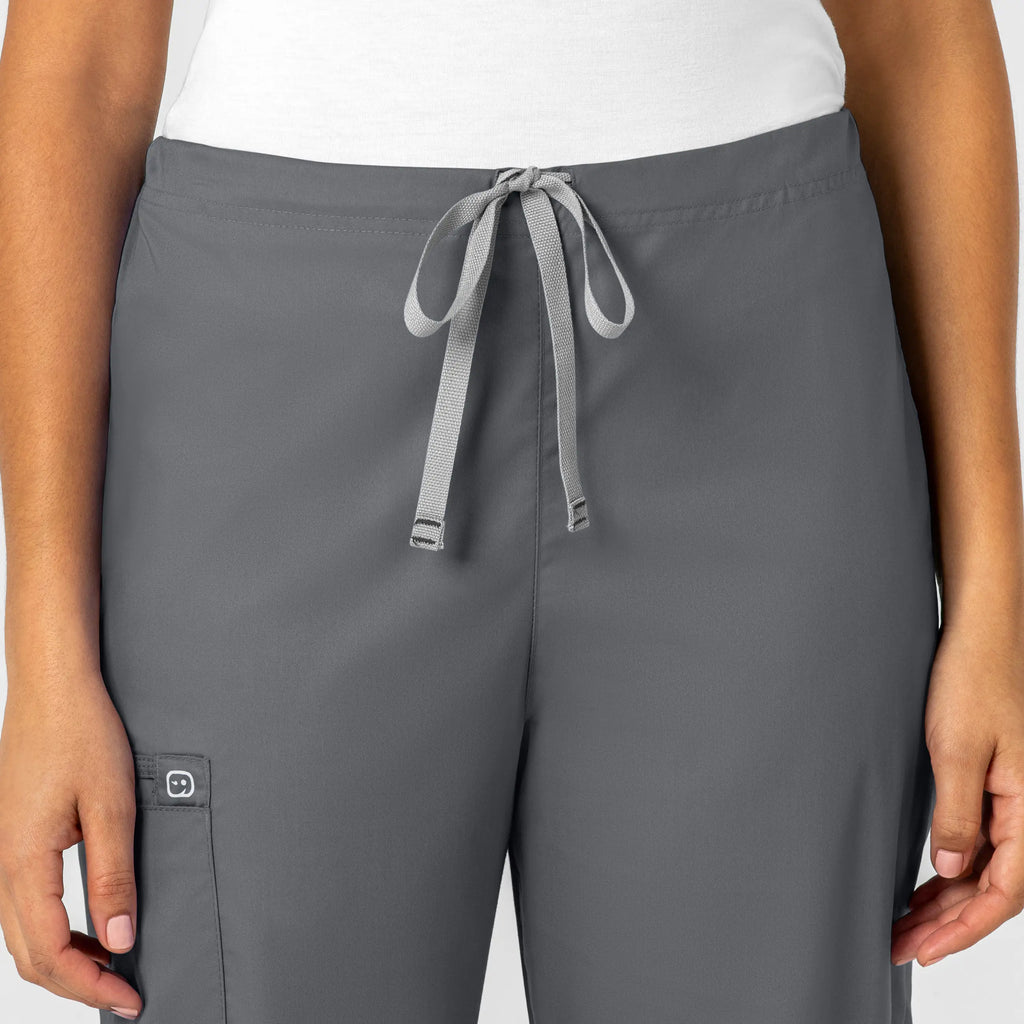 Wink Scrubs Unisex Drawstring Cargo Scrub Pant Pewter | scrub-supply.com