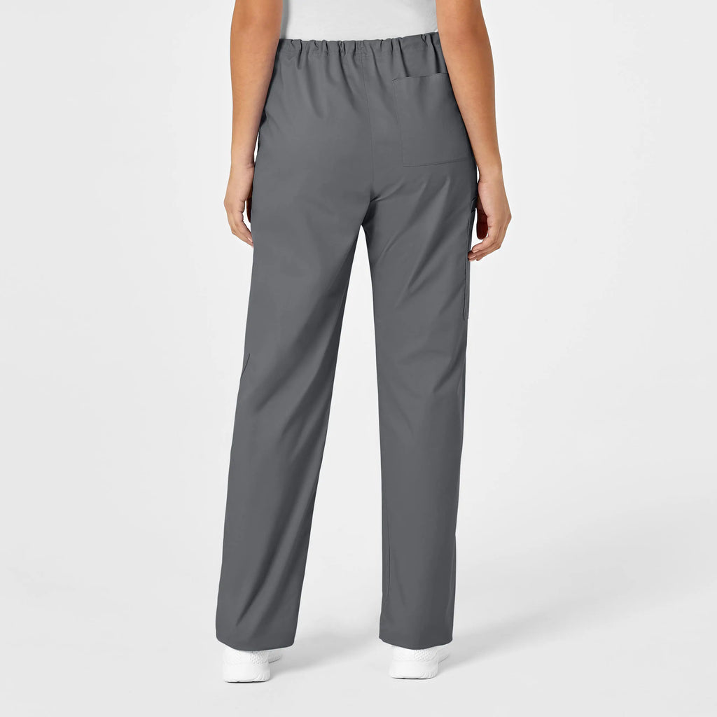 Wink Scrubs Unisex Drawstring Cargo Scrub Pant Pewter | scrub-supply.com